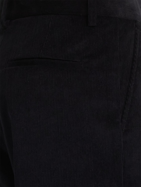 Annagreta: Pantaloni Tea in cotone a coste