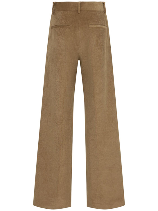 Annagreta: Pantaloni Tea in cotone a coste