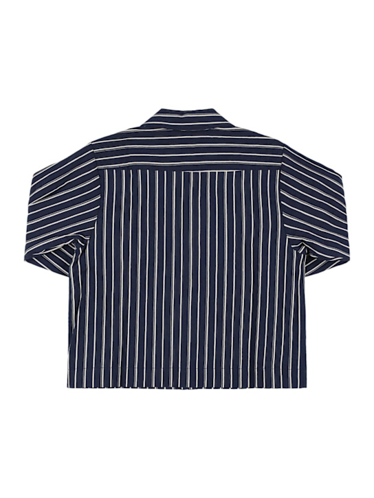 TANGERINE: Cotton blend shirt