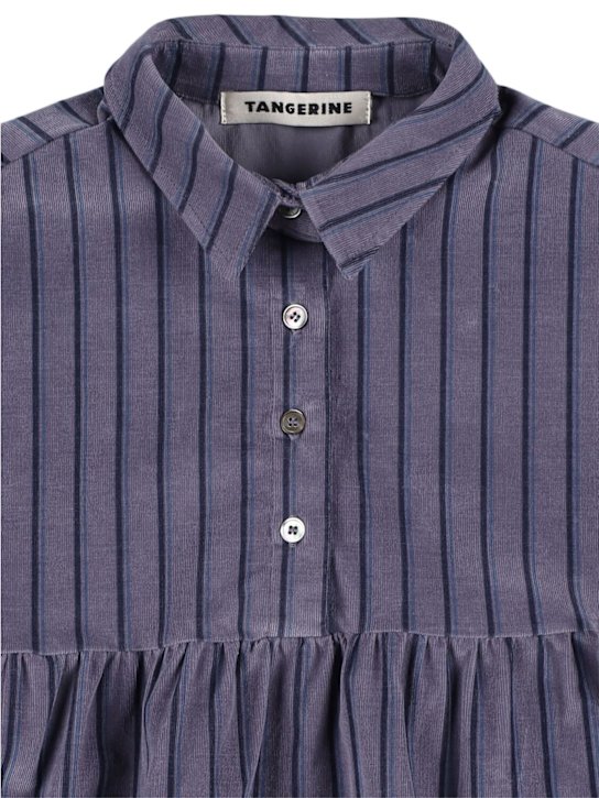 TANGERINE: Camicia in cotone a righe