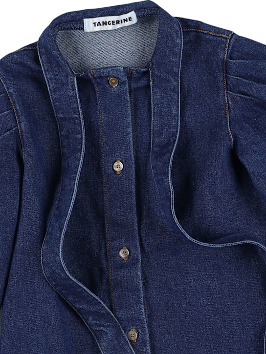 TANGERINE: Camicia in denim di misto cotone