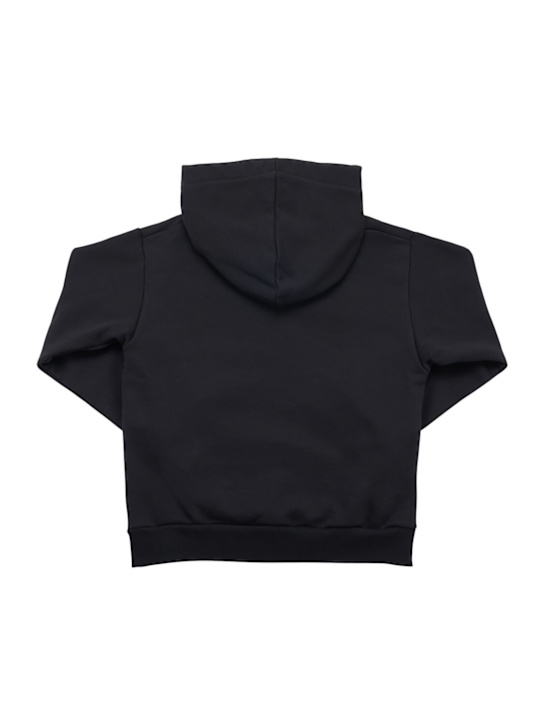 Marni Junior: Felpa in cotone con logo e cappuccio