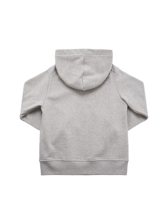 Marni Junior: Cotton sweatshirt with print and hood
