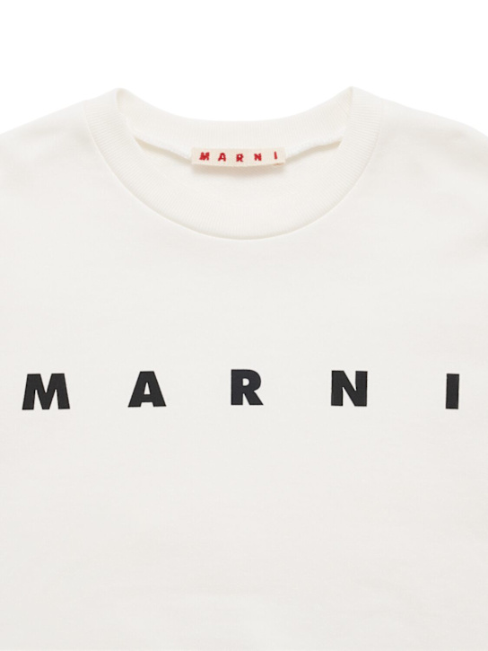 Marni Junior: Felpa in cotone con stampa