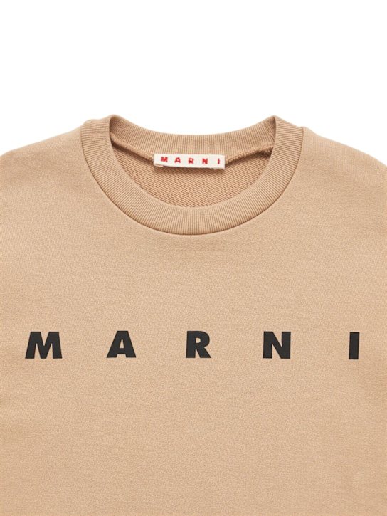 Marni Junior: Cotton sweatshirt with print