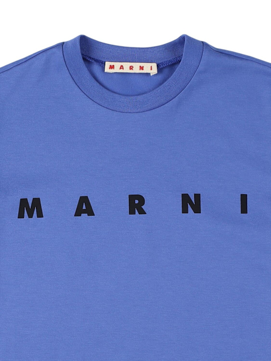 Marni Junior: T-shirt in jersey di cotone stampato
