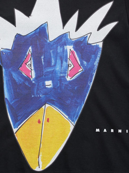Marni Junior: T-shirt en jersey de coton imprimé