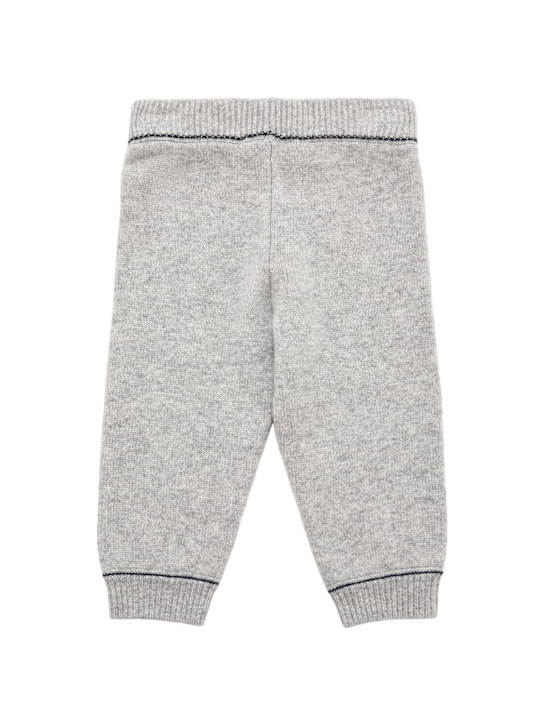 Marni Junior: Pantaloni in maglia di lana e cashmere