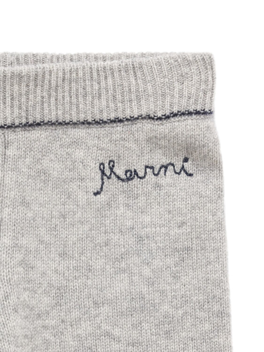 Marni Junior - Pantaloni in maglia di lana e cashmere