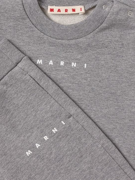 Marni Junior - Sweat-shirt & pantalon de sport en coton imprimé