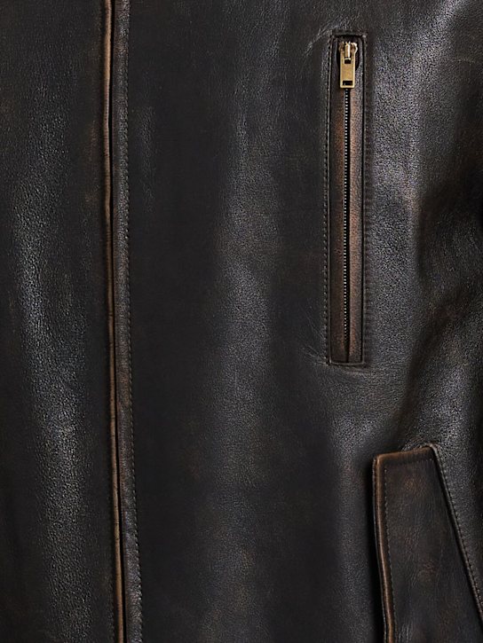 The Row: Akia leather jacket