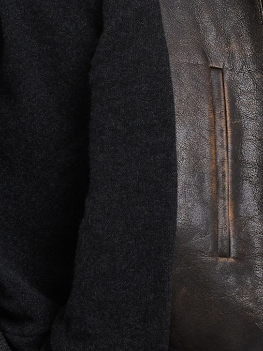 The Row: Akia leather jacket
