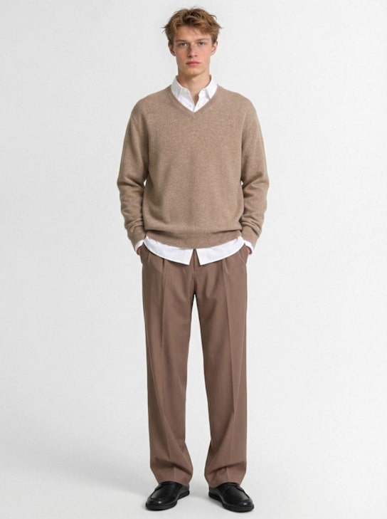 The Row - Maglia Rod in cashmere con scollo a V