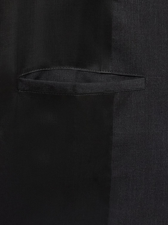 THE CORE: Single breasted wool twill blazer