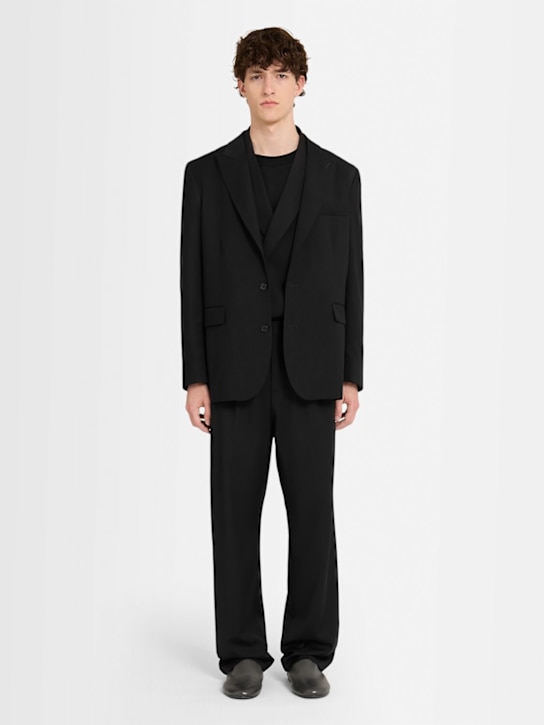 THE CORE - Single breasted wool twill blazer