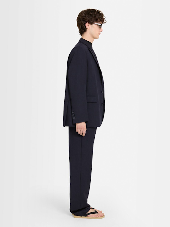 THE CORE: Single breasted wool twill blazer