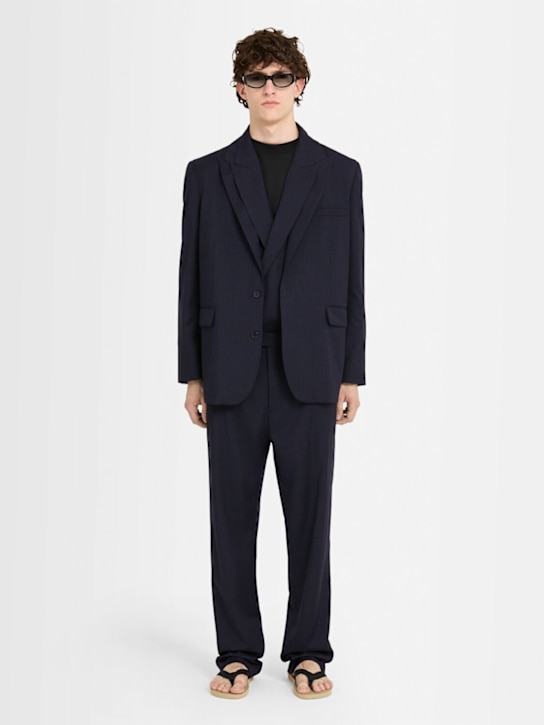 THE CORE - Single breasted wool twill blazer