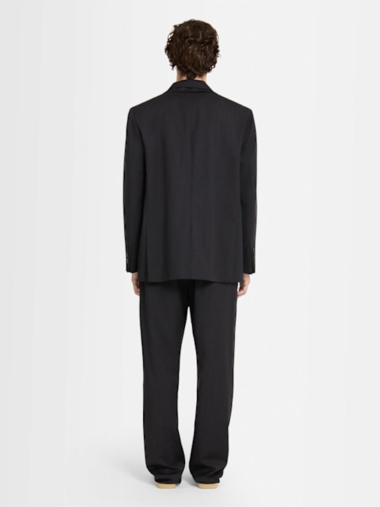 THE CORE: Single breasted wool twill blazer