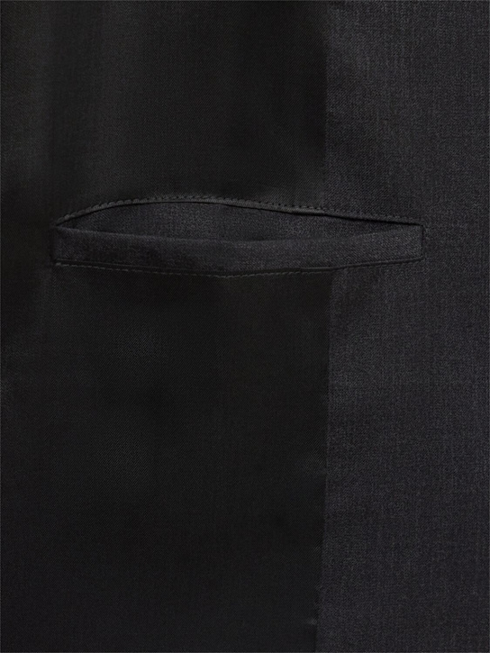 THE CORE: Single breasted wool twill blazer