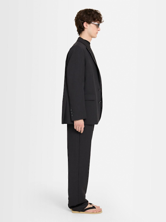 THE CORE: Single breasted wool twill blazer