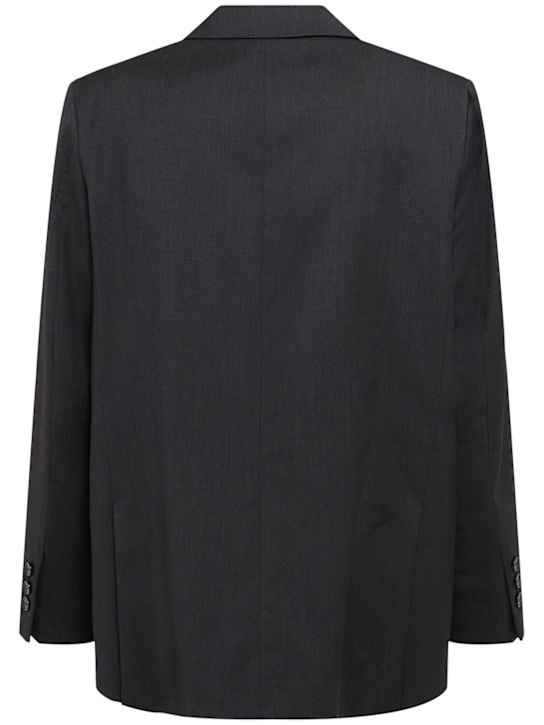 THE CORE: Single breasted wool twill blazer