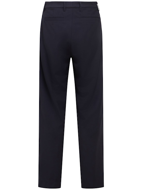 THE CORE: Wool twill chino wide pants