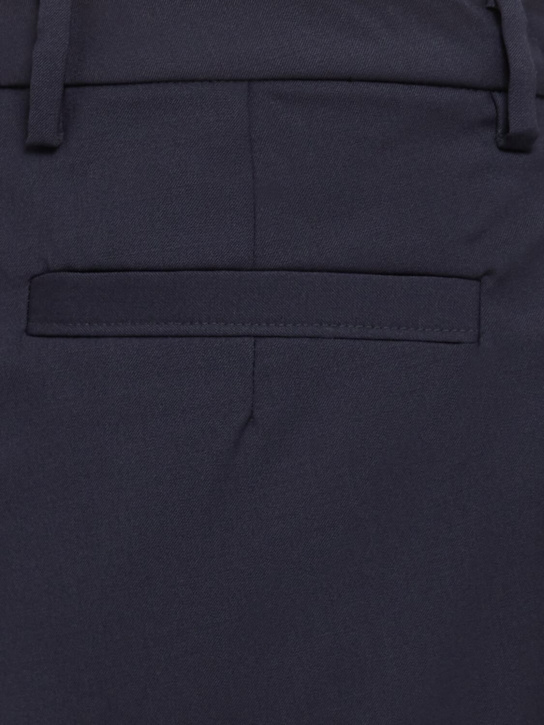 THE CORE: Wool twill chino wide pants