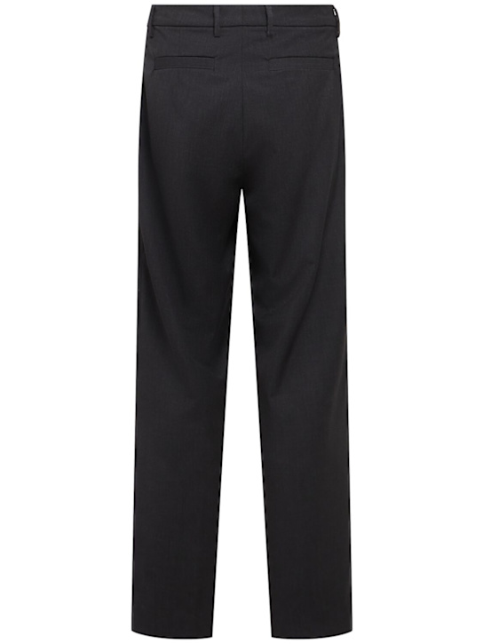 THE CORE: Wool twill chino wide pants