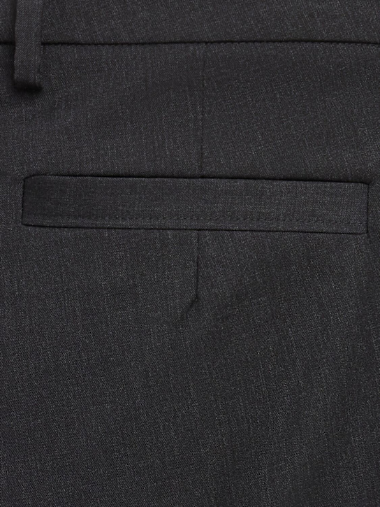 THE CORE: Wool twill chino wide pants