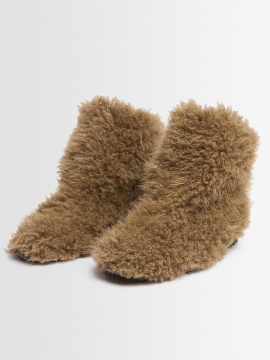 EENK: Stivaletti in teddy 25mm