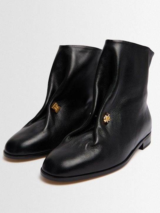 EENK: Bottines en cuir 25 mm