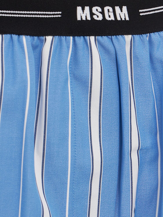 MSGM: Striped shorts