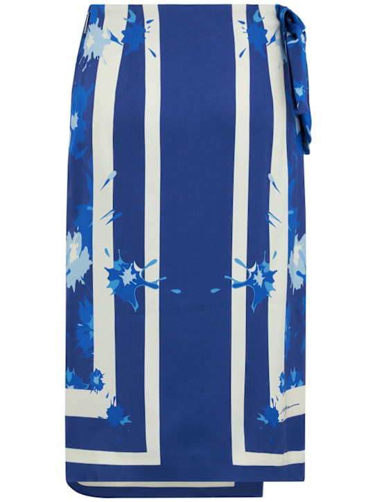 MSGM: Viscose midi skirt