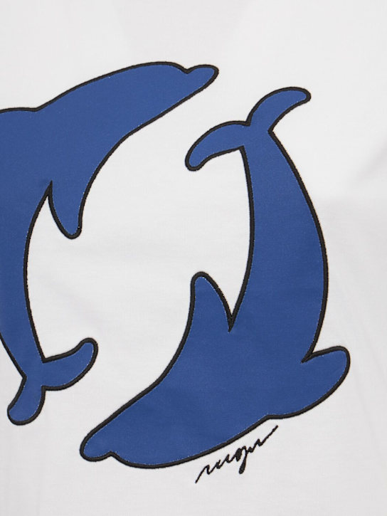 MSGM: Printed cotton t-shirt