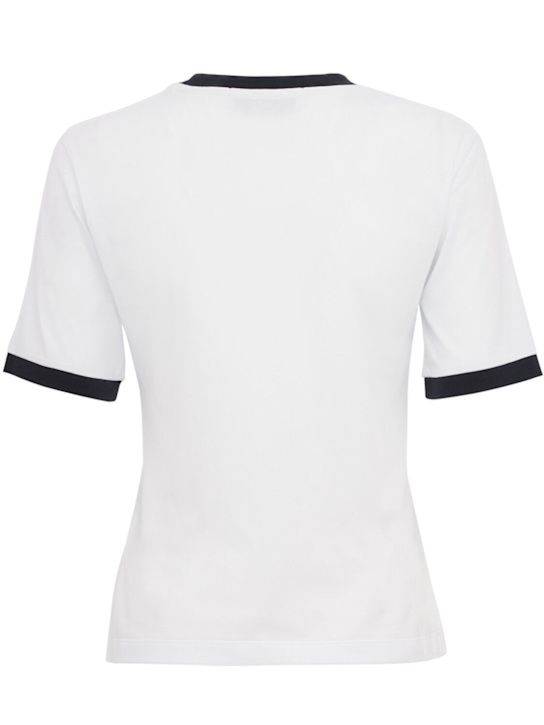 MSGM: Printed cotton t-shirt