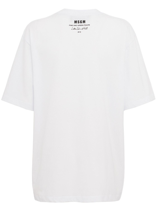 MSGM: Printed cotton t-shirt