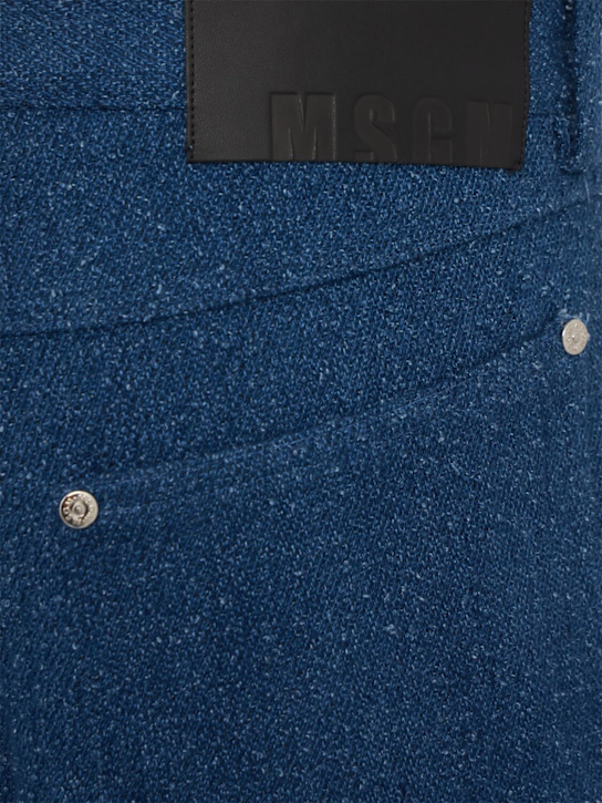 MSGM: Cotton blend denim jeans