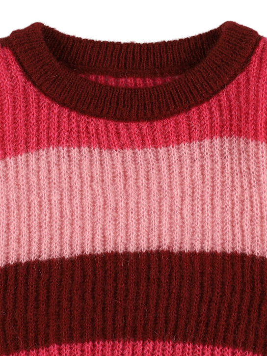 The New Society - Striped acrylic blend knit sweater