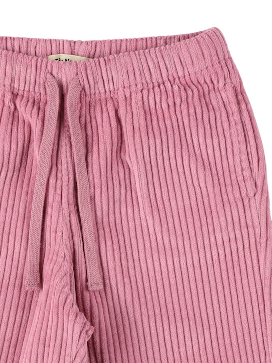The New Society - Pantaloni in cotone millerighe