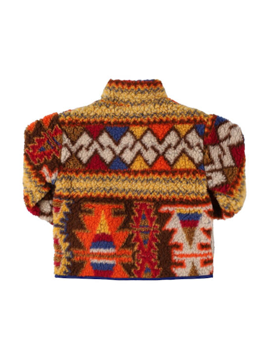 The New Society: Embroidered wool blend bomber jacket