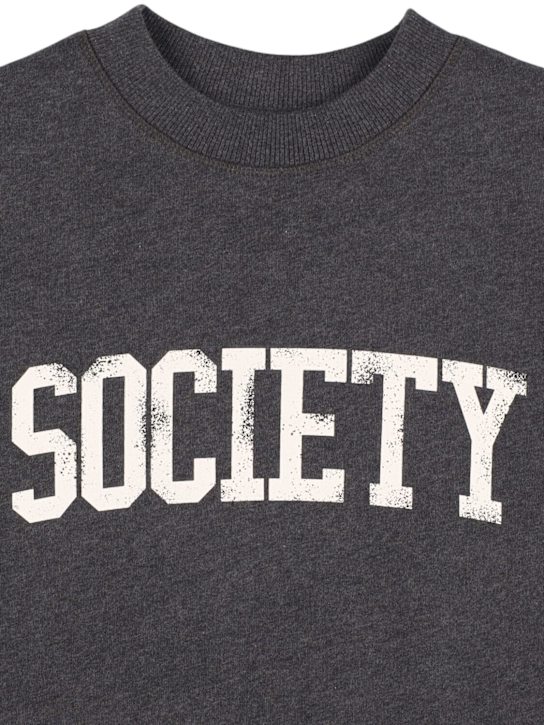 The New Society - Sweat-shirt en coton à logo