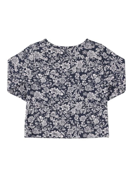 The New Society: T-shirt in misto cotone con stampa leopardata