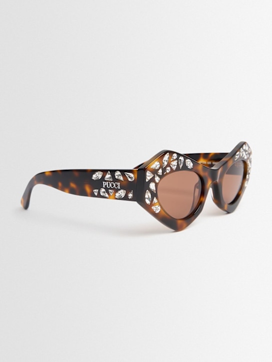 Pucci: Katzenaugen-Sonnenbrille aus Acetat