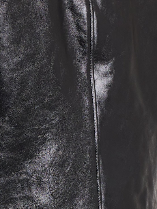 Our Legacy: Veste zippée en cuir