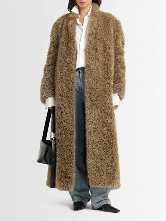 EENK - Cappotto lungo in teddy