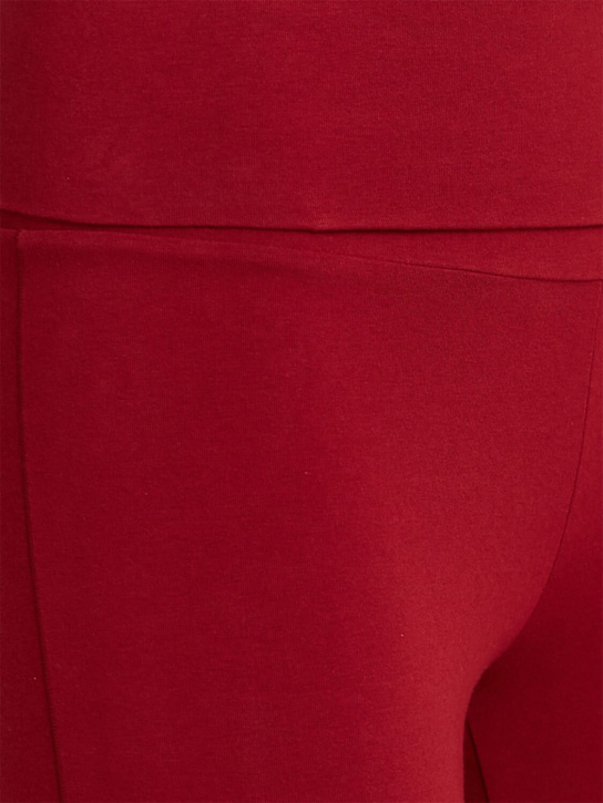 SKIMS - Cotton fold-over flared pants