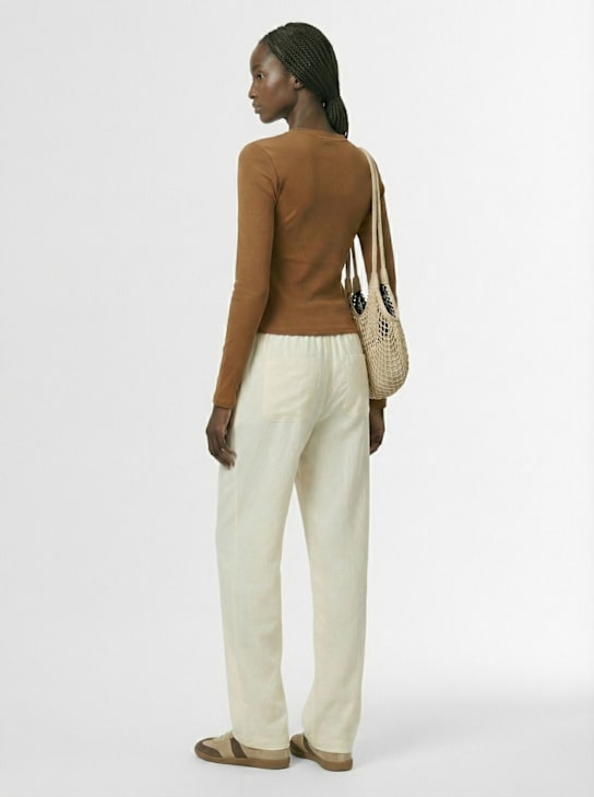 SKIMS: Stretch cotton long sleeve t-shirt