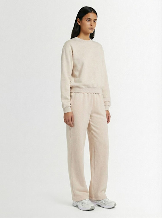 SKIMS - Cotton blend classic crewneck sweatshirt