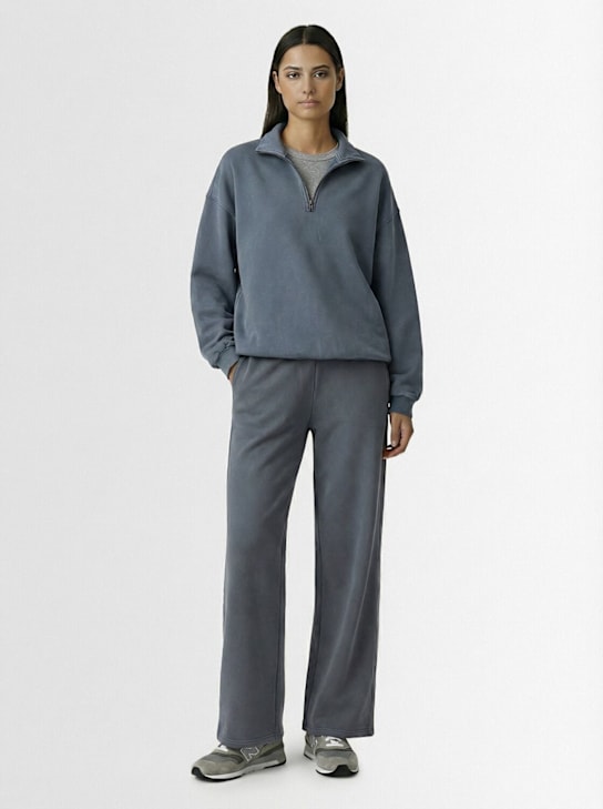 SKIMS - Cotton slouchy half-zip pullover