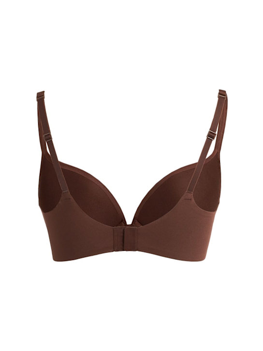 SKIMS: Nylon push-up plunge bra